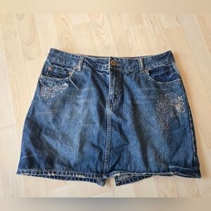 Y2K American Eagle demin skirt size 12